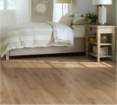 Bedroom laminate floor | Vallow Floor Coverings, Inc.