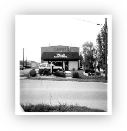 Showroom exterior view | Vallow Floor Coverings, Inc.