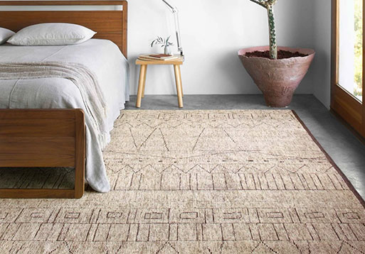 Bedroom rug | Vallow Floor Coverings, Inc.