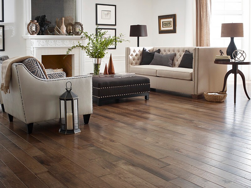 Living room flooring | Vallow Floor Coverings, Inc.